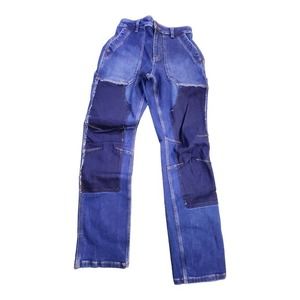 Duluth Trading Co Blue Patchwork Jeans